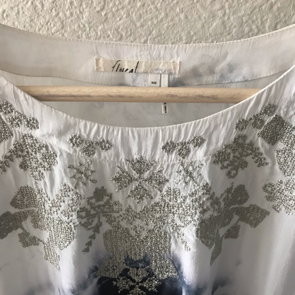 Anthropologie Printed Tunic Top